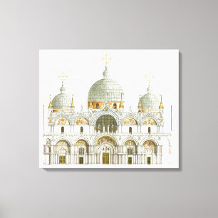 Lienzo Basílica de San Marcos. Venecia Italia