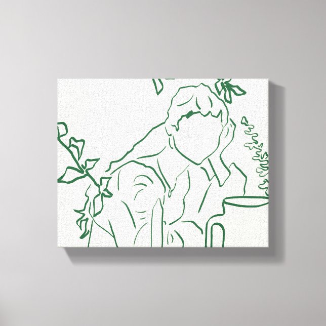 Lienzo Bastante Buenas Noches (Anverso)