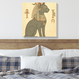 Lienzo Bastet Egyptian Goddess Canvas Art