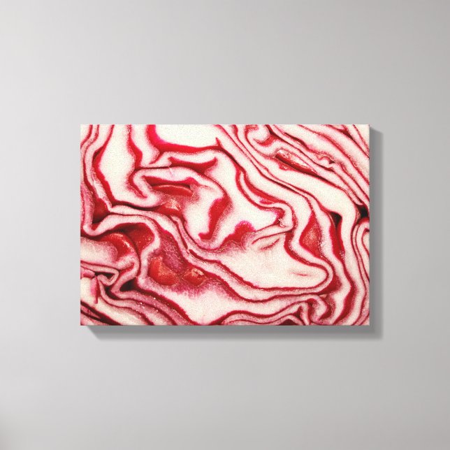 Lienzo Basura roja (Anverso)