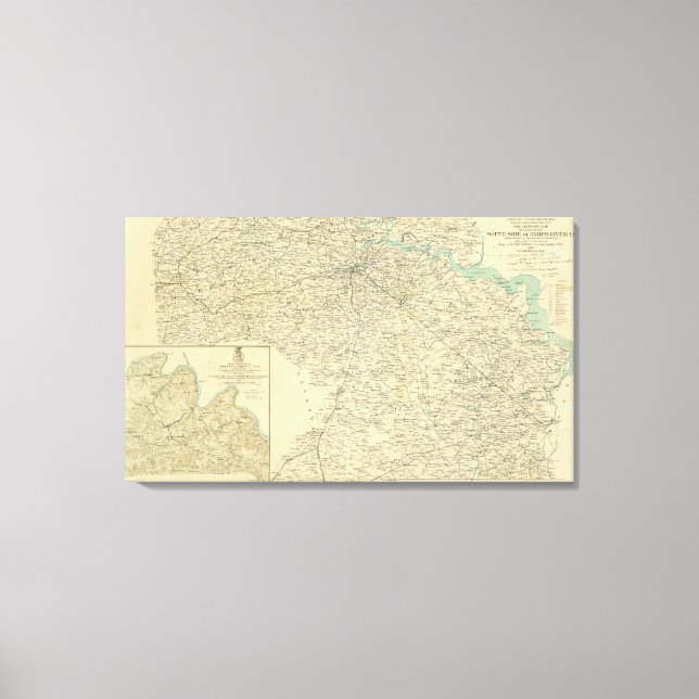 Lienzo Batalla de Chancellorsville (Anverso)