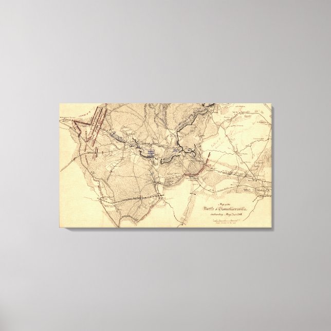 Lienzo Batalla de Chancellorsville 2 (Anverso)