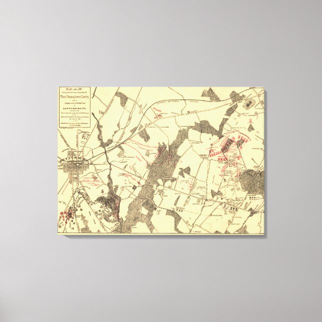 Lienzo Batalla de Gettysburg 15 (Anverso)