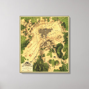 Lienzo Batalla de Gettysburg 7