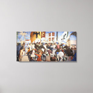 Lienzo BATALLA DE HERACLIO por Piero Della Francesca