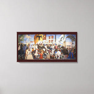 Lienzo BATALLA DE HERACLIO por Piero Della Francesca