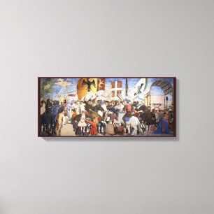 Lienzo BATALLA DE HERACLIUS por Piero Della Francesca