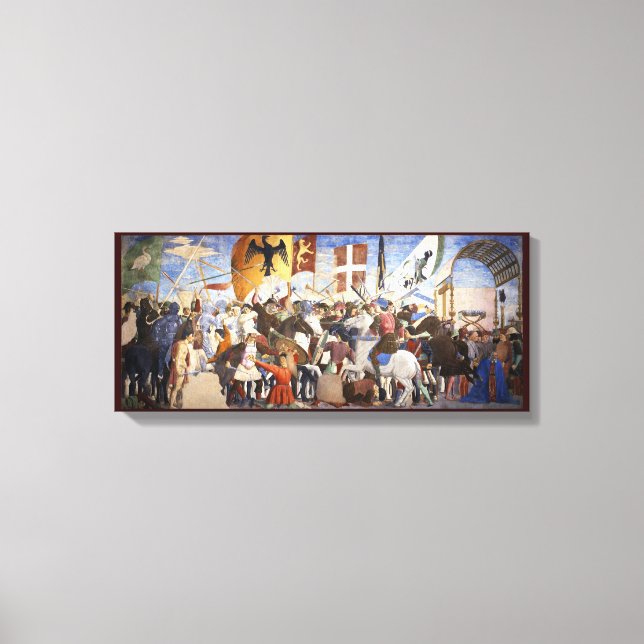 Lienzo BATALLA DE HERACLIUS por Piero Della Francesca (Anverso)