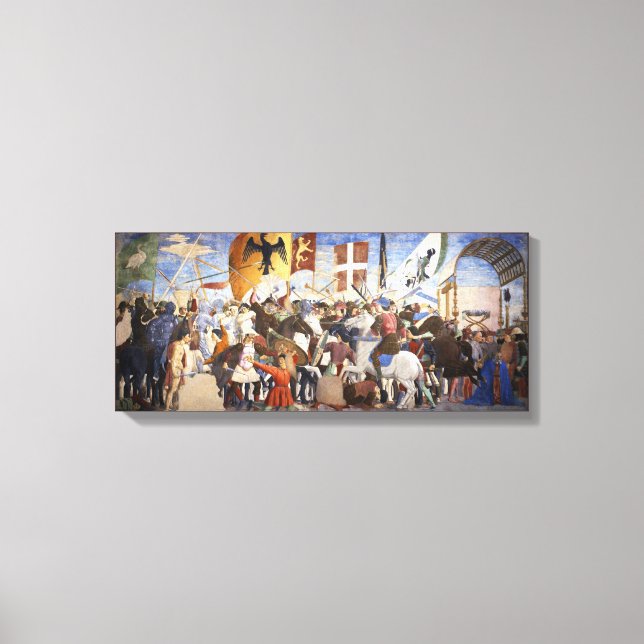 Lienzo BATALLA DE HERACLIUS por Piero Della Francesca (Anverso)