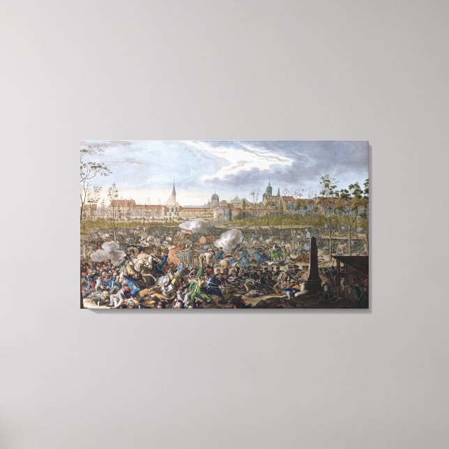 Lienzo Batalla de Leipzig, 19 de octubre de 1813 (Anverso)