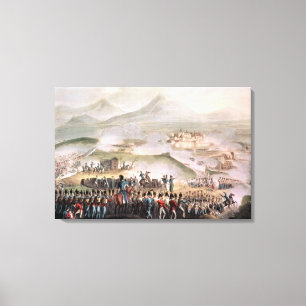 Lienzo Batalla de Toulouse, grabada Thomas Sutherland