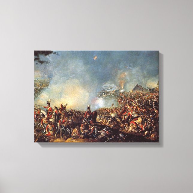 Lienzo Batalla De Waterloo (Anverso)