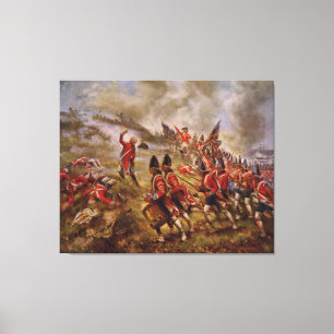 Lienzo Batalla del Bunker Hill de Edward Percy Moran