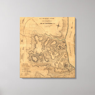 Lienzo Batalla del fuerte Donelson - mamáes panorámicas