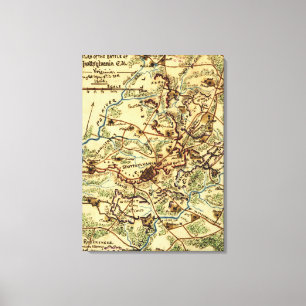 Lienzo Batalla del Palacio de Justicia del Spotsylvania