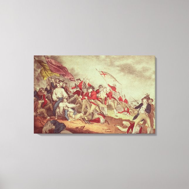 Lienzo Batalla en Bunker's Hill (Anverso)