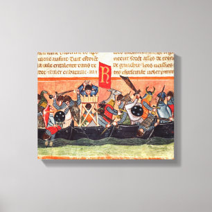 Lienzo Batalla entre los romanos y Gauls