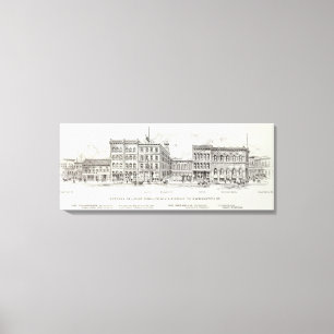 Lienzo Batería al este de California y Sacramento