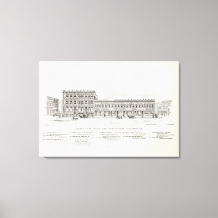 Lienzo Batería y Sansome del lado norte de California