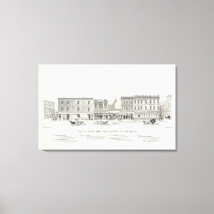 Lienzo Batería y Sansome del lado sur del pino