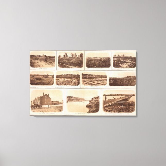 Lienzo Baterías, dudas, construcción, canal, puente (Anverso)