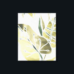Lienzo Batik Leaves<br><div class="desc">"Batik me deja" por June Erica Vess. Presenta una paleta de colores mudos de hojas de batik.</div>