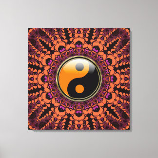 Lienzo Batik New Age Yin Yang Wrapped Canvas