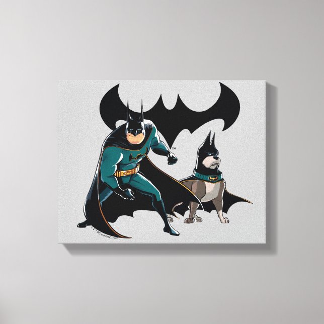 Lienzo Batman & Ace (Anverso)