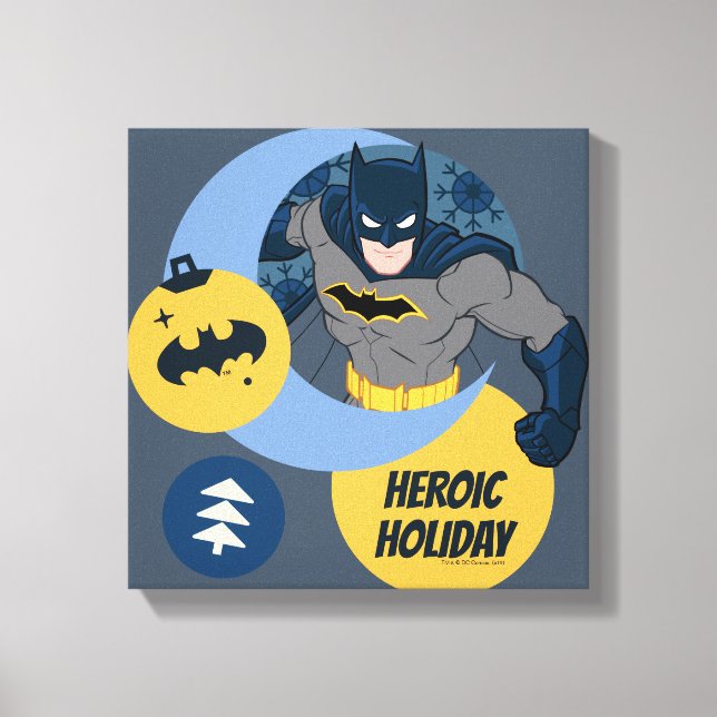 Lienzo Batman Holiday Bauble (Anverso)