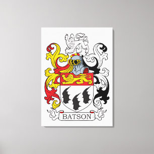 Lienzo Batson Family Crest