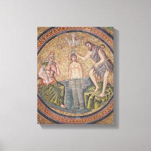 Lienzo Bautismo de Cristo de San Juan Bautista