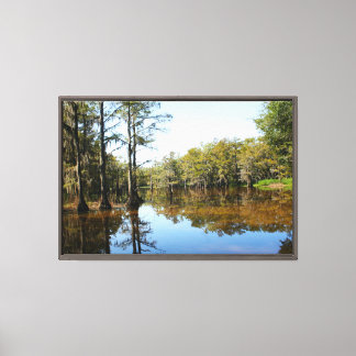 Lienzo bayou de Luisiana