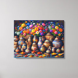 Lienzo "Bazar de las especias florales"