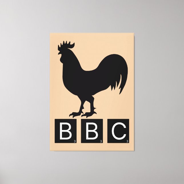 Lienzo BBC - Big Black Cockerel (Anverso)