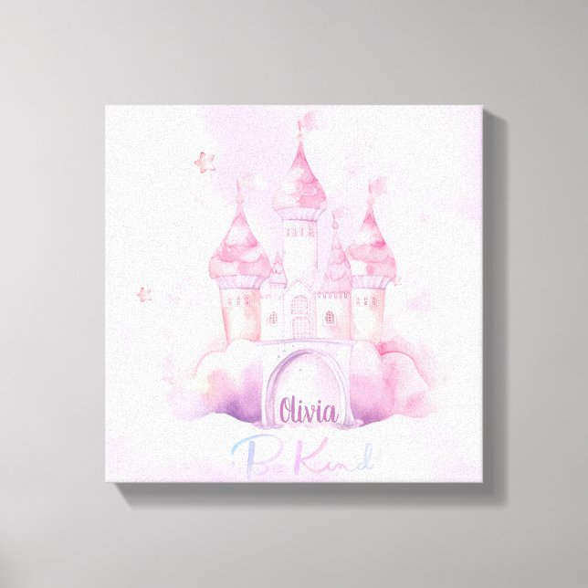 Lienzo Be Kind Palace en el personalizable de la nube ros (Anverso)