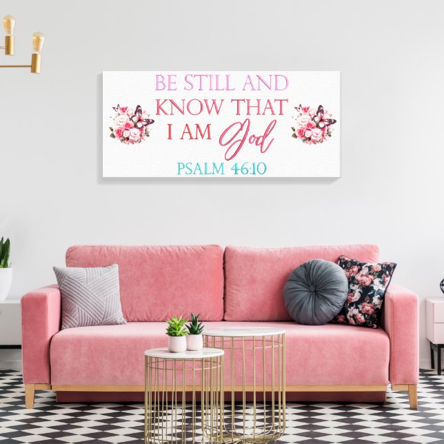 Lienzo Be Still-Canvas (Glosa) (Insitu (Sala de estar))