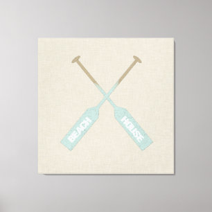 Lienzo Beach House Oars