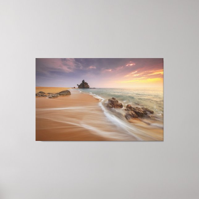 Lienzo Beach Shoreline | Fotografía de la naturaleza | Pa (Anverso)