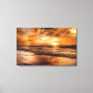 Lienzo Beach Sunset