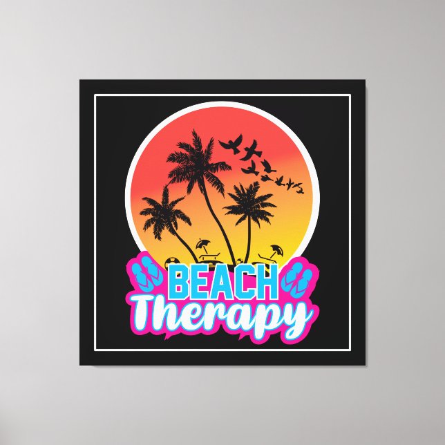 Lienzo Beach Therapy-18920 (Anverso)