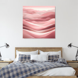 Lienzo Beachy Pink AI art 