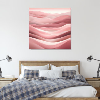 Lienzo Beachy Pink AI art 