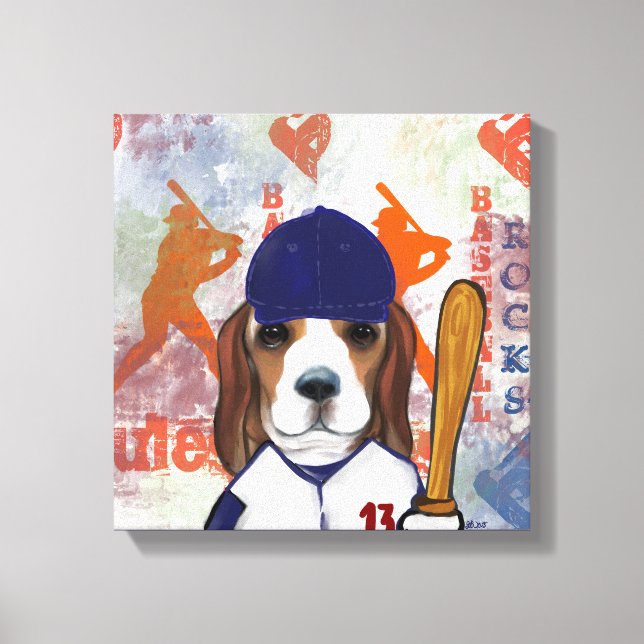 Lienzo Beagle  (Anverso)