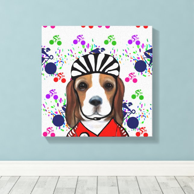 Lienzo Beagle  (Insitu (piso de madera))