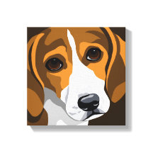 Beagle Art Canvas