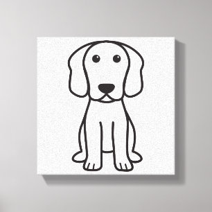 Lienzo Beagle Dog Personalizado