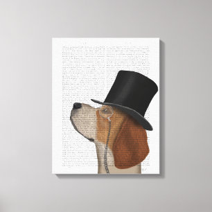 Lienzo Beagle, hebilla formal y Gorra