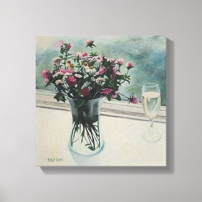 Lienzo Beautiful floral fine art canvas by Pola.B.Alex (Anverso)