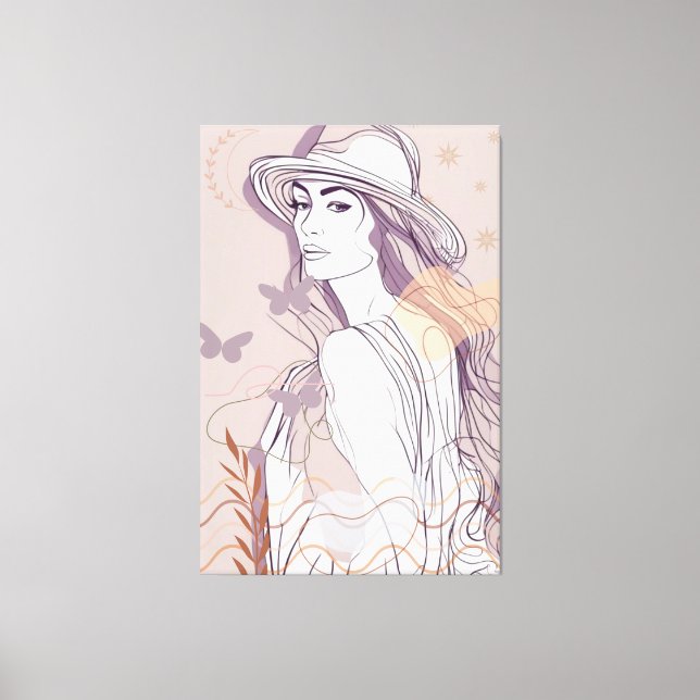 Lienzo beautiful women (Anverso)