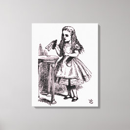 Lienzo Beba (Alicia en el país de las maravillas)